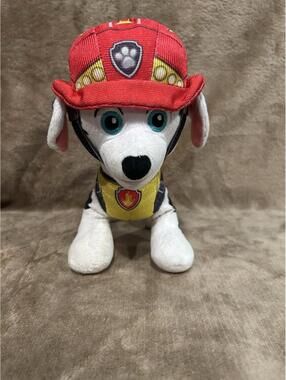 Spin Master Paw Patrol Mighty Pups Super Paws Marshall Stuff Animal Plush 8"